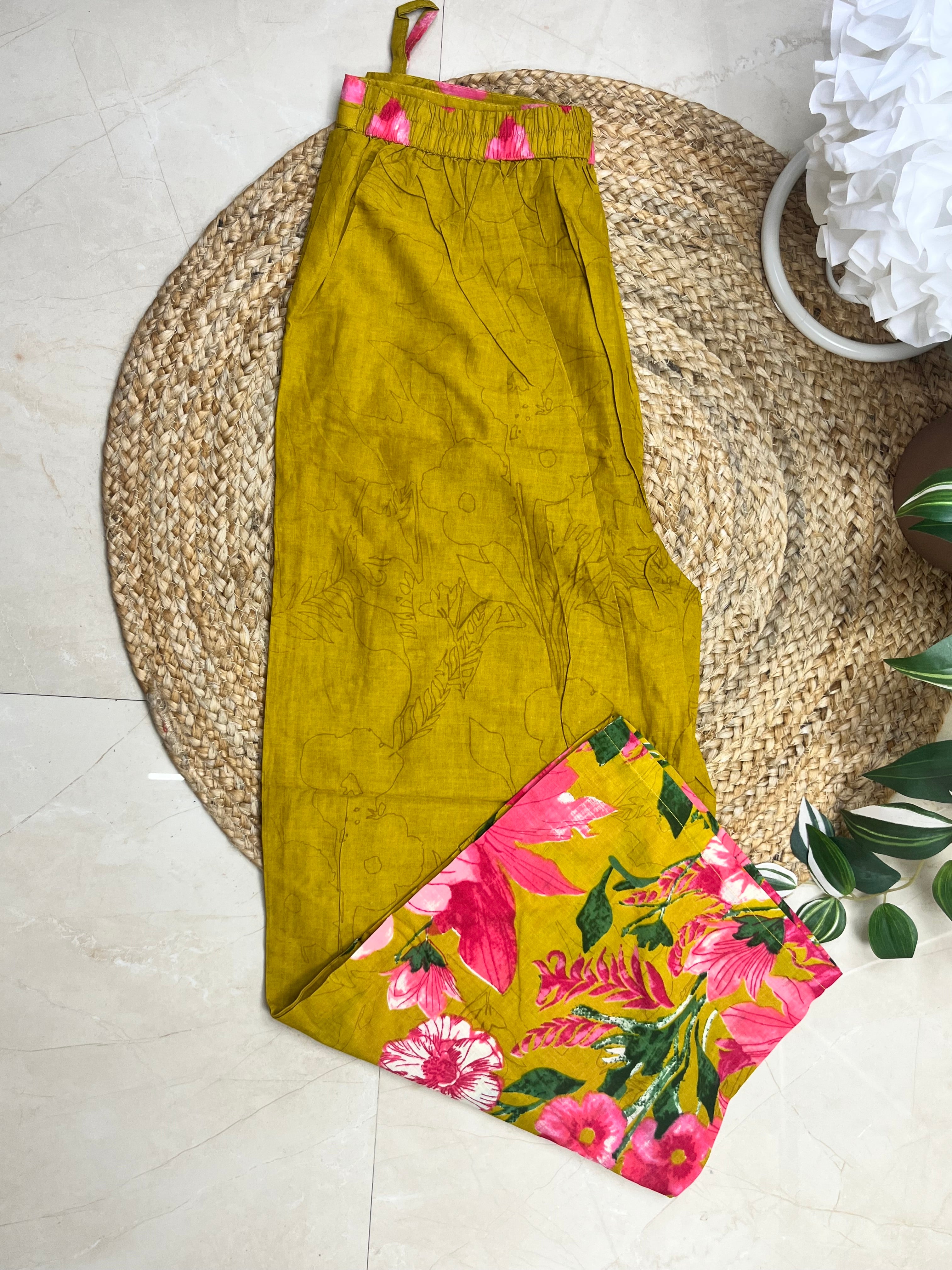 Mustard Bloom Co-ord Set
