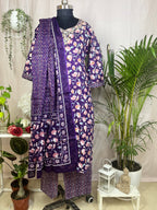 Nivya Floral  3 Pcs Suit Set
