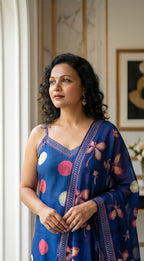 Devanshi Indigo 3-Piece Spaghetti Set
