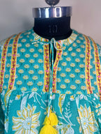 Aqua Sunshine Short Kurti