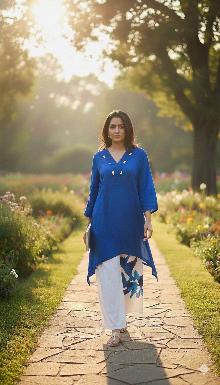 Veda Blue Co-ord Set