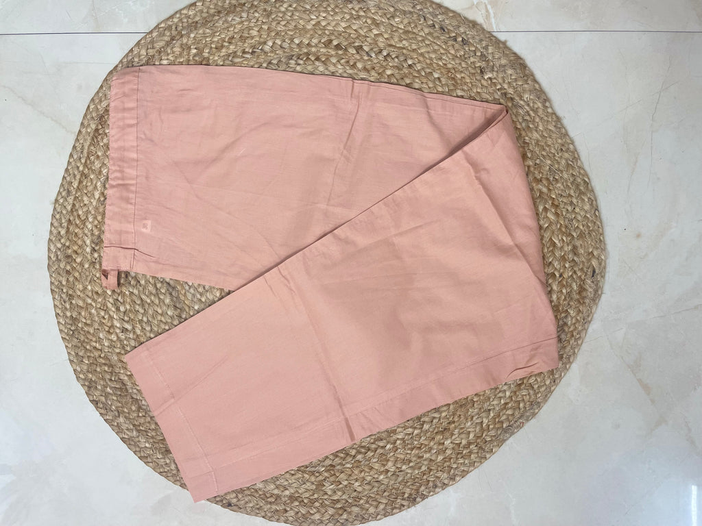 Maitri Peach Garden Cotton 3 Pcs Suit Set
