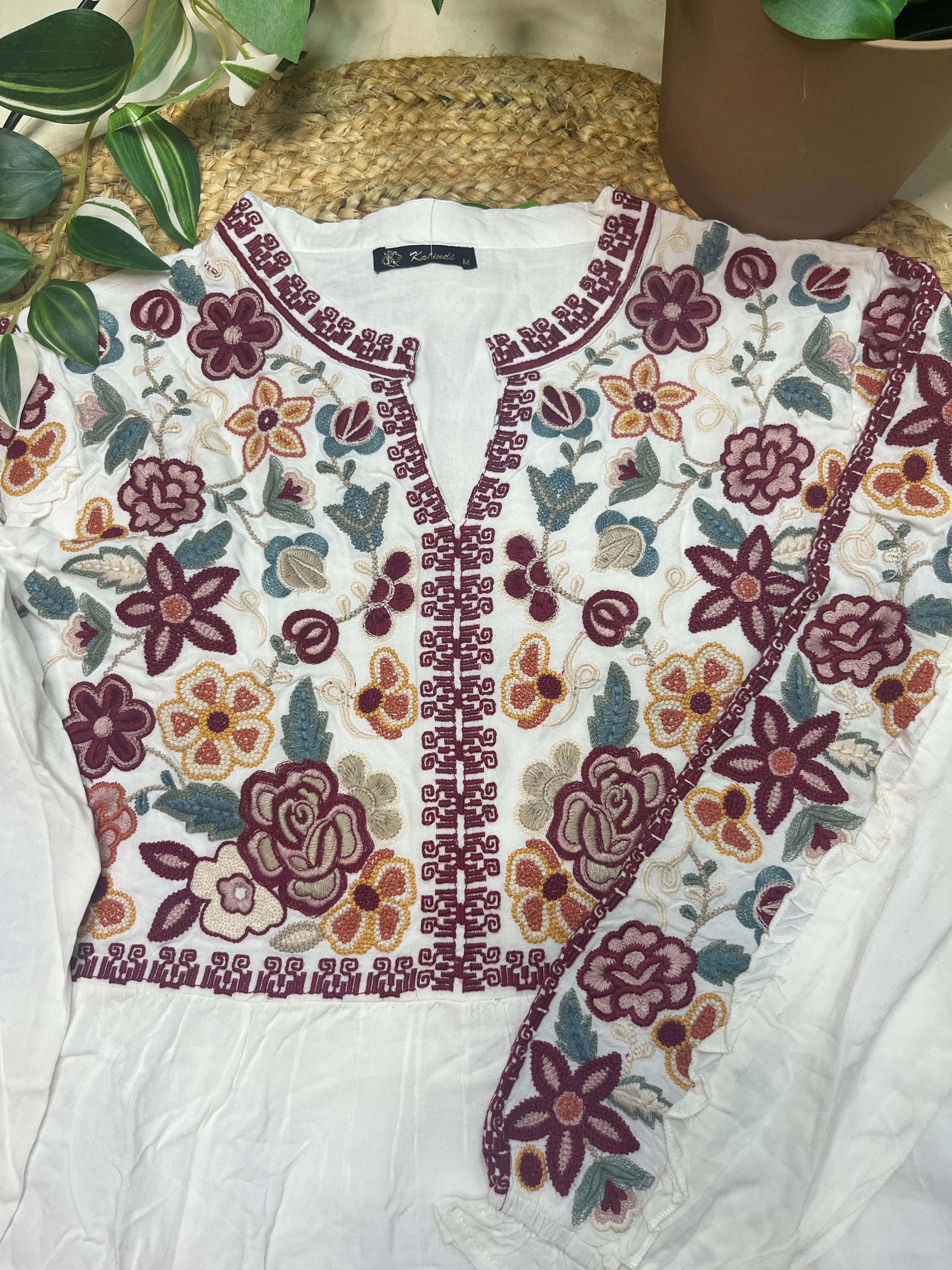 The Ivory Bloom Short Kurti