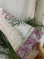 Mira Ivory Pink  Sharara 3 Pcs Suit Set