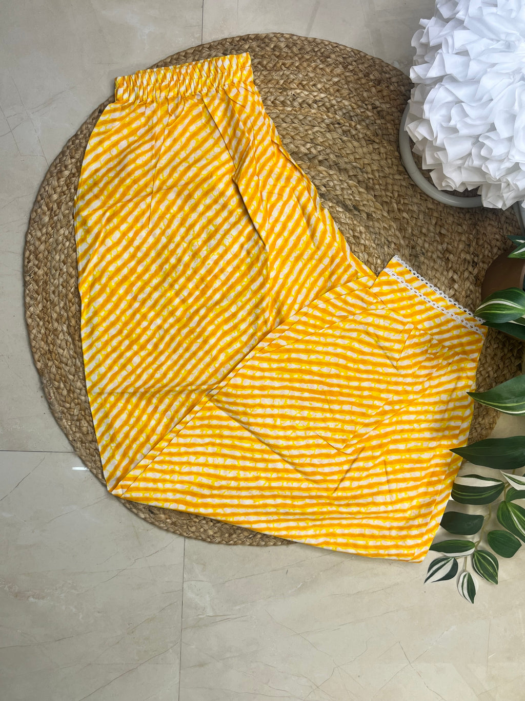 Yellow Stripe Co-ord Set
