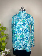 Aqua Bloom Shirt Kurti
