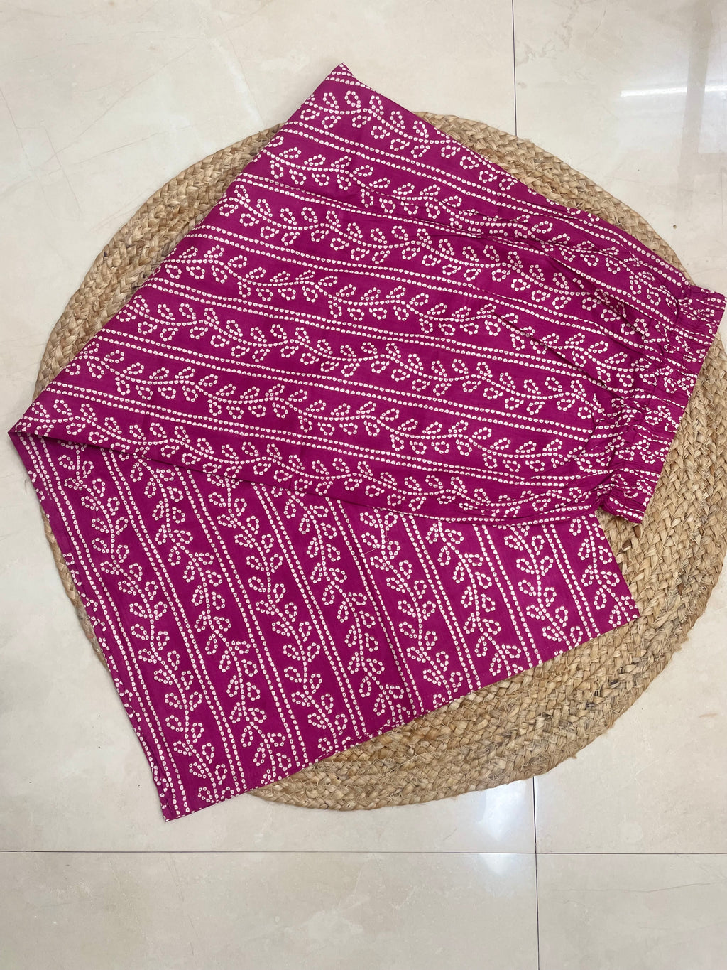 Mishri Rani Pink Cotton 3 Pcs Suit Set