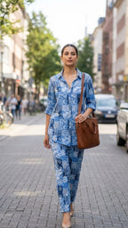 Blue Grace Co-ord Set