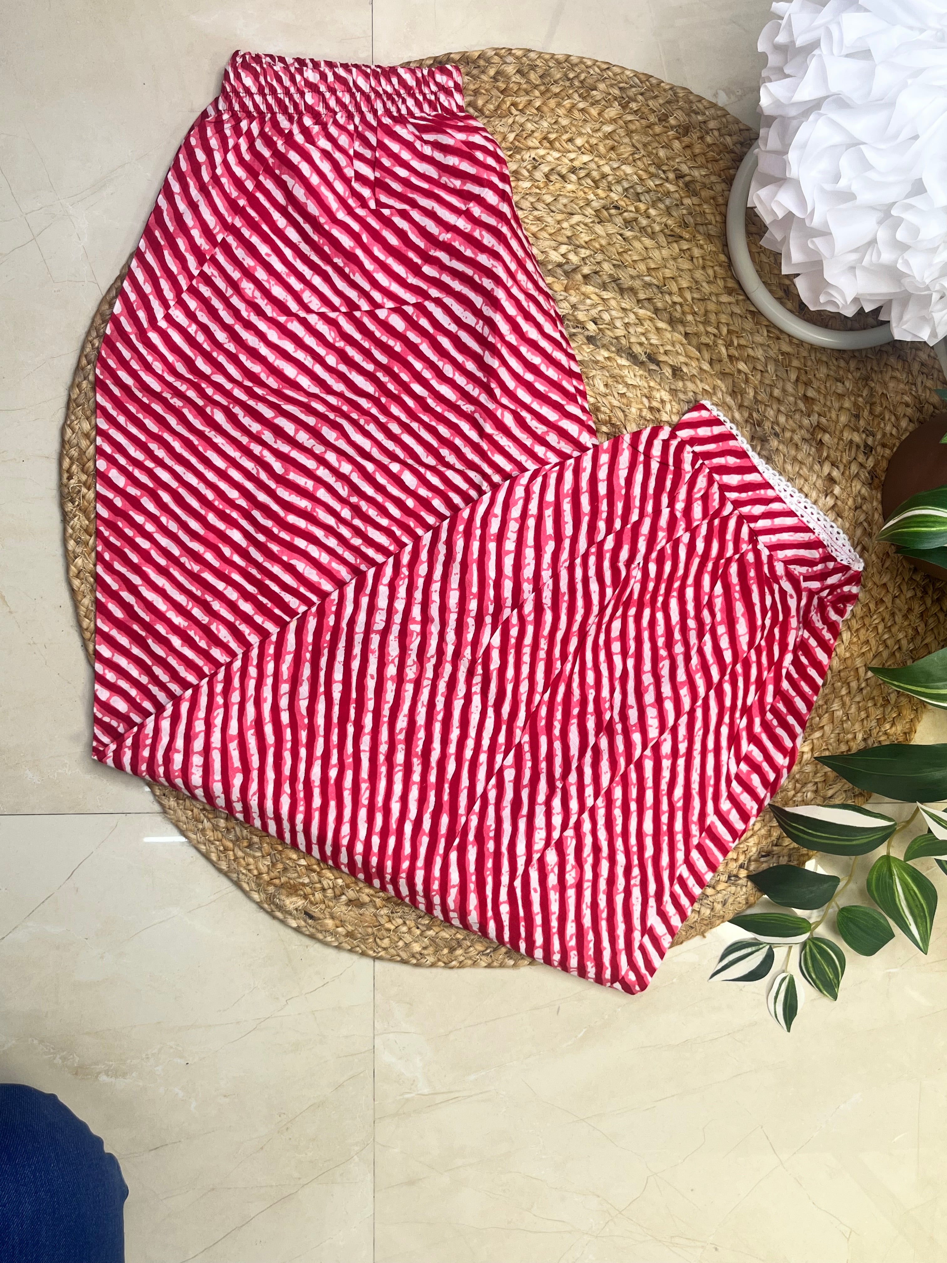 Red Stripe Co-ord Set