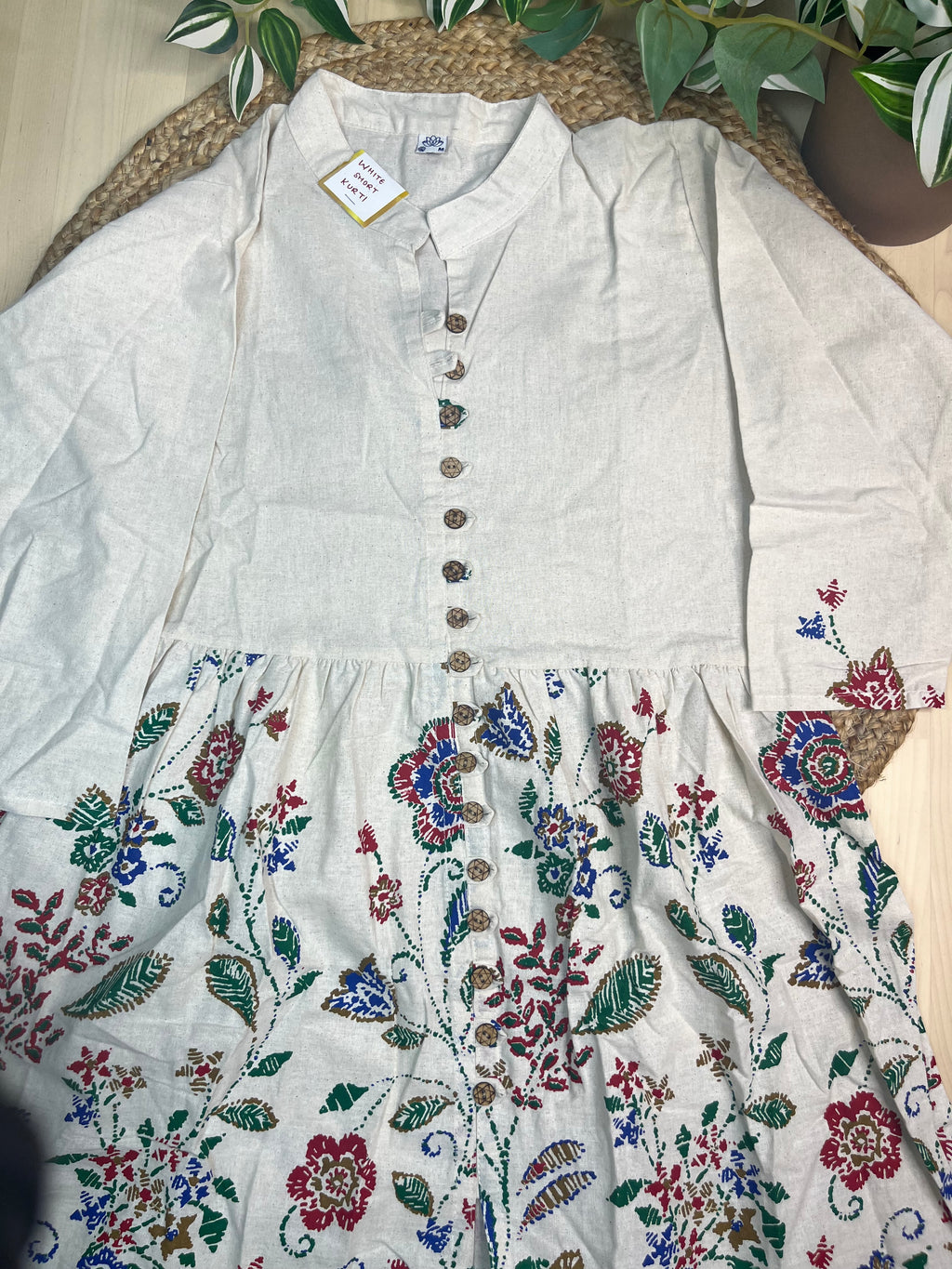 The Ivory Garden Short Kurti
