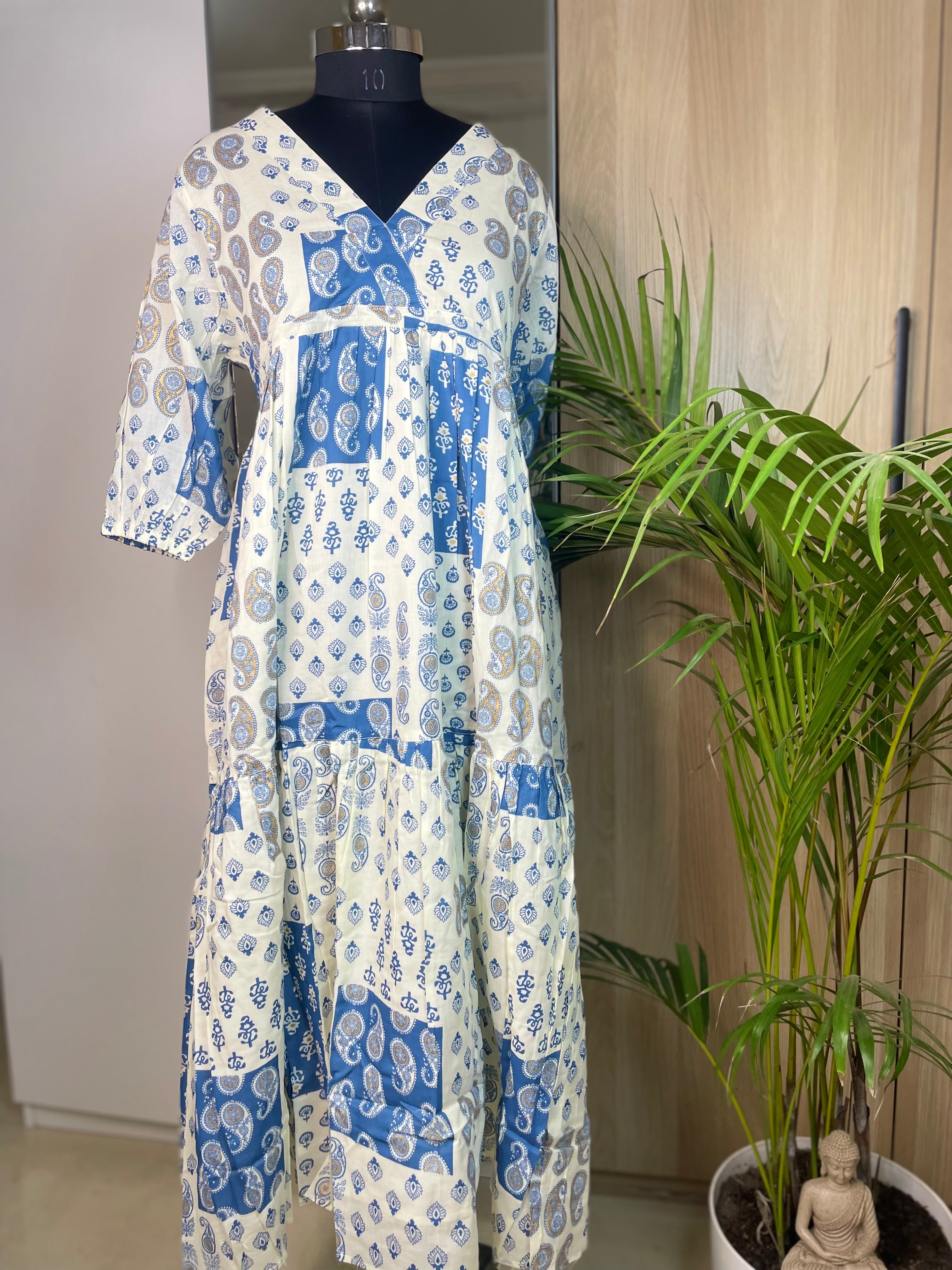 Ocean Maxi 'FREE SIZE' Dress