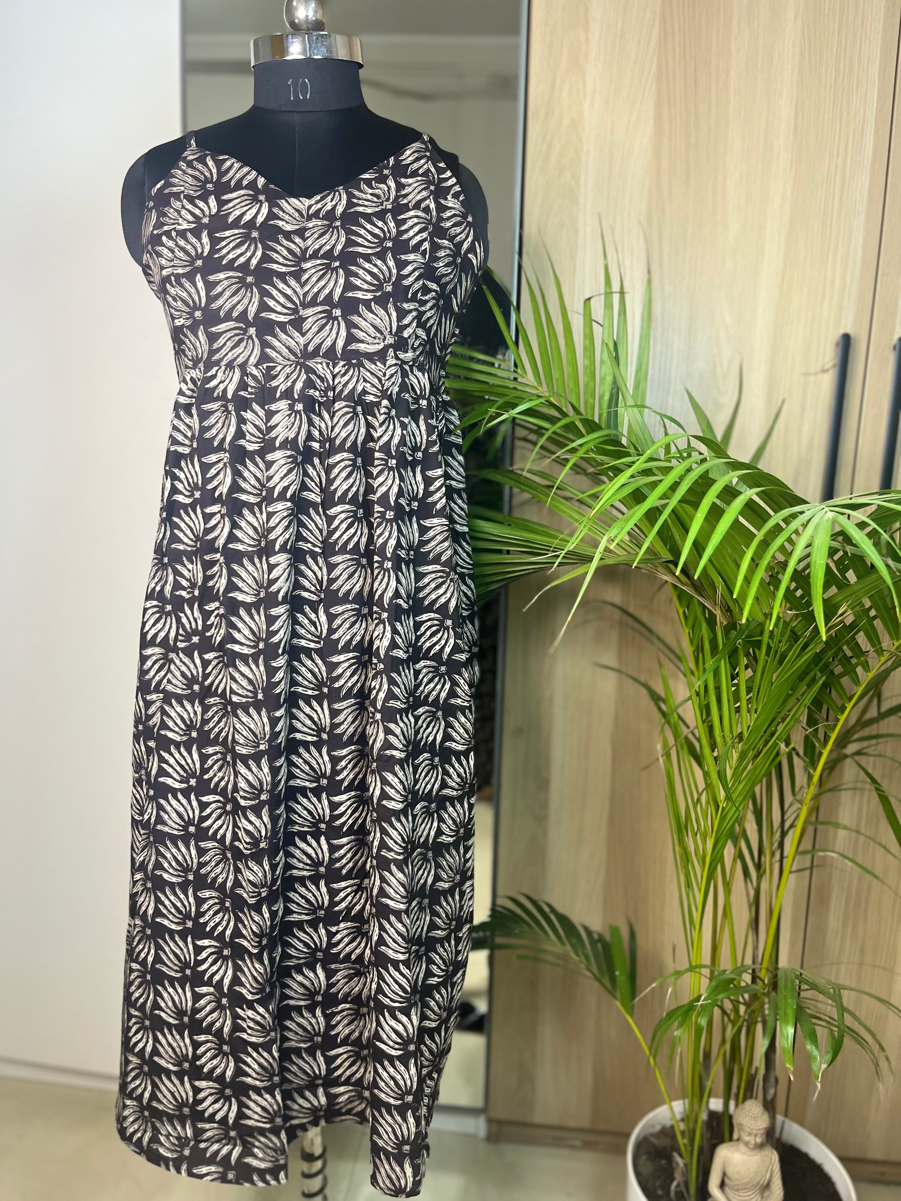 Black Leaf Dress