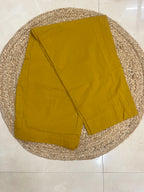 Mahi Mustard Circle Cotton 3 Pcs Suit Set