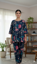 Dark Flora Co-ord Set