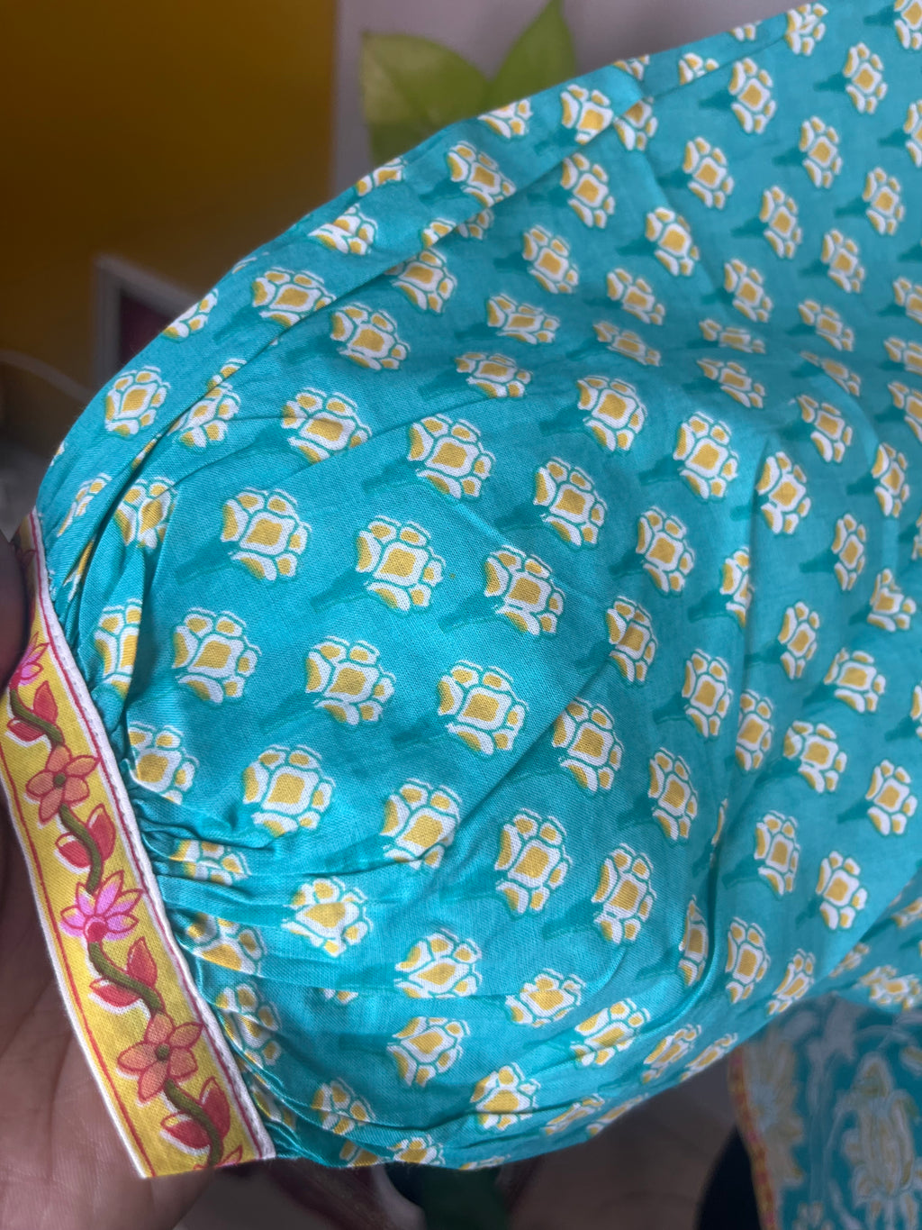 Aqua Sunshine Short Kurti