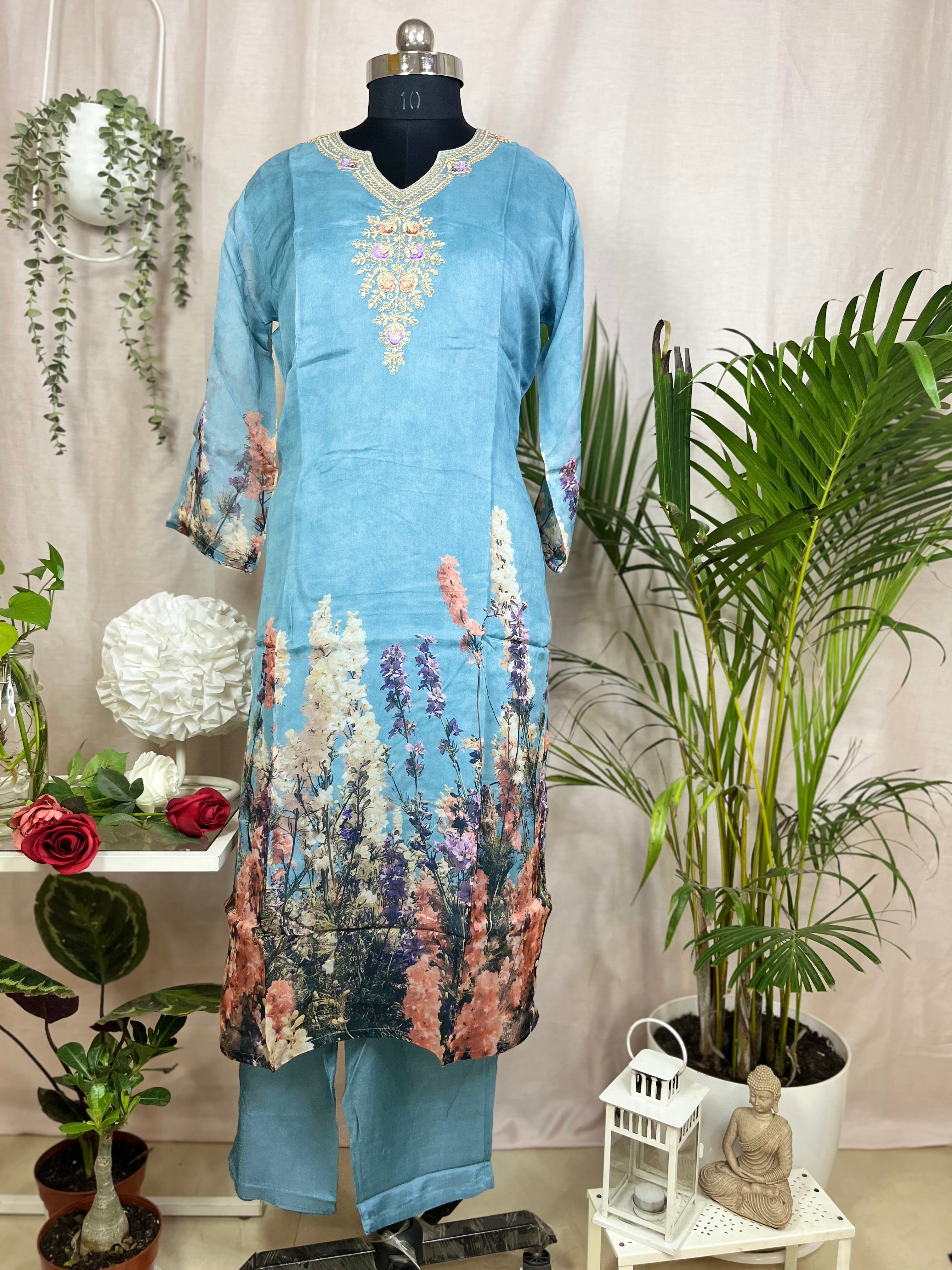 Veya Sky Bloom 3 Pcs Suit Set