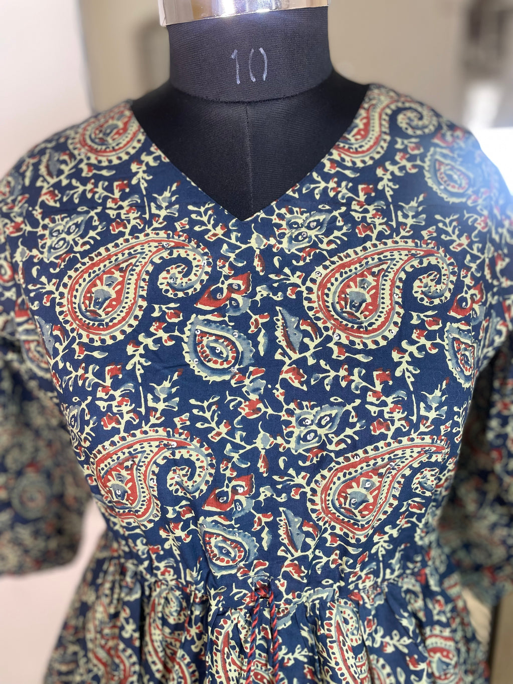 Midnight Paisley Dress