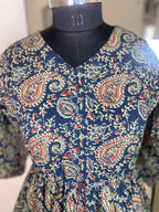 Midnight Paisley Dress