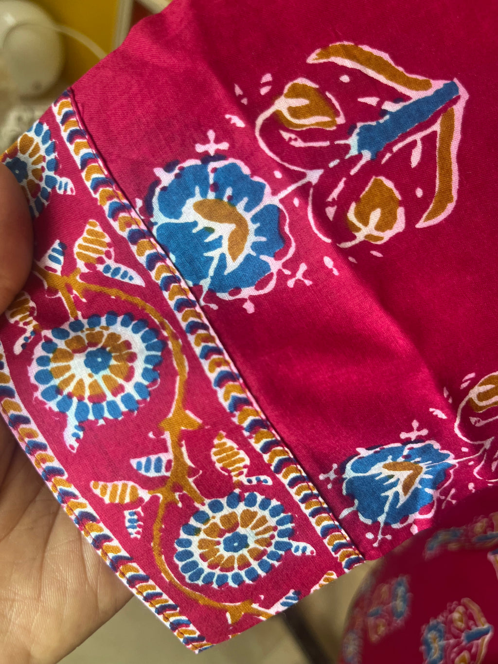 Berry Pop Top, Short Kurti