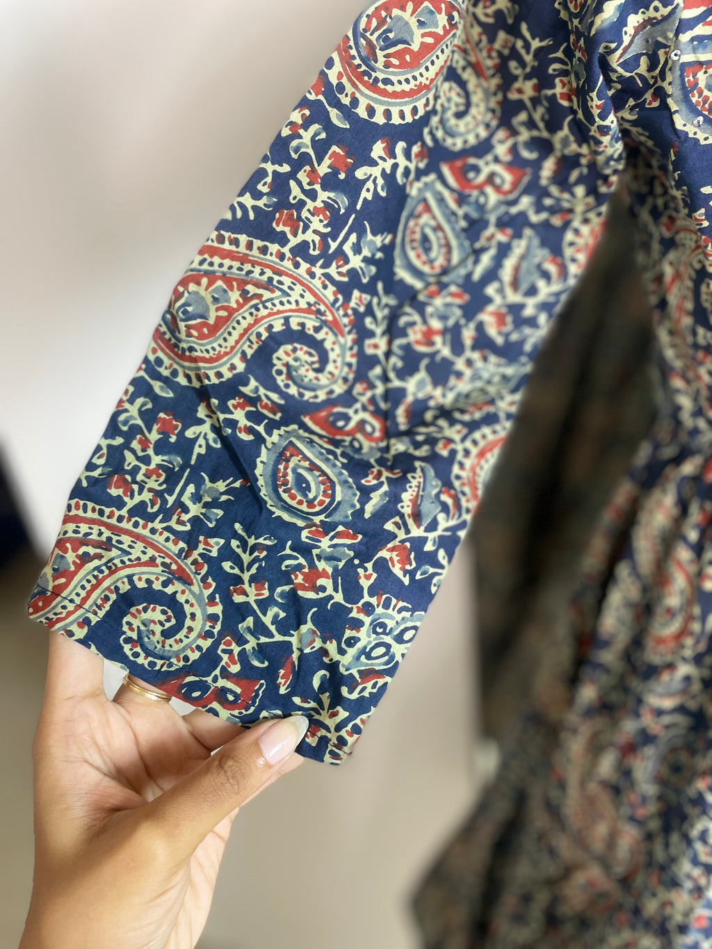 Midnight Paisley Dress