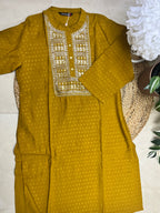 Ochre Yellow Co-ord Set