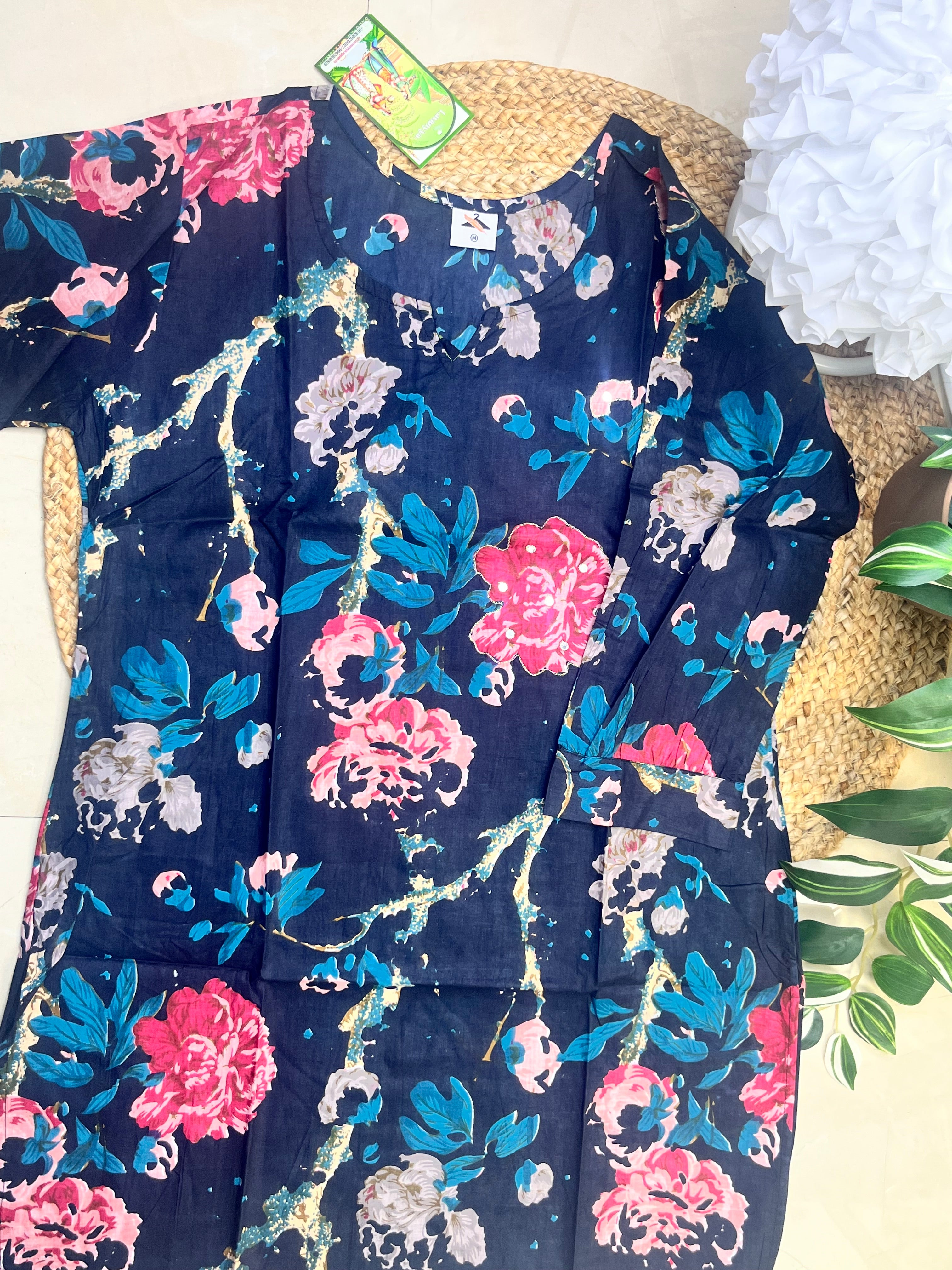 Dark Flora Co-ord Set