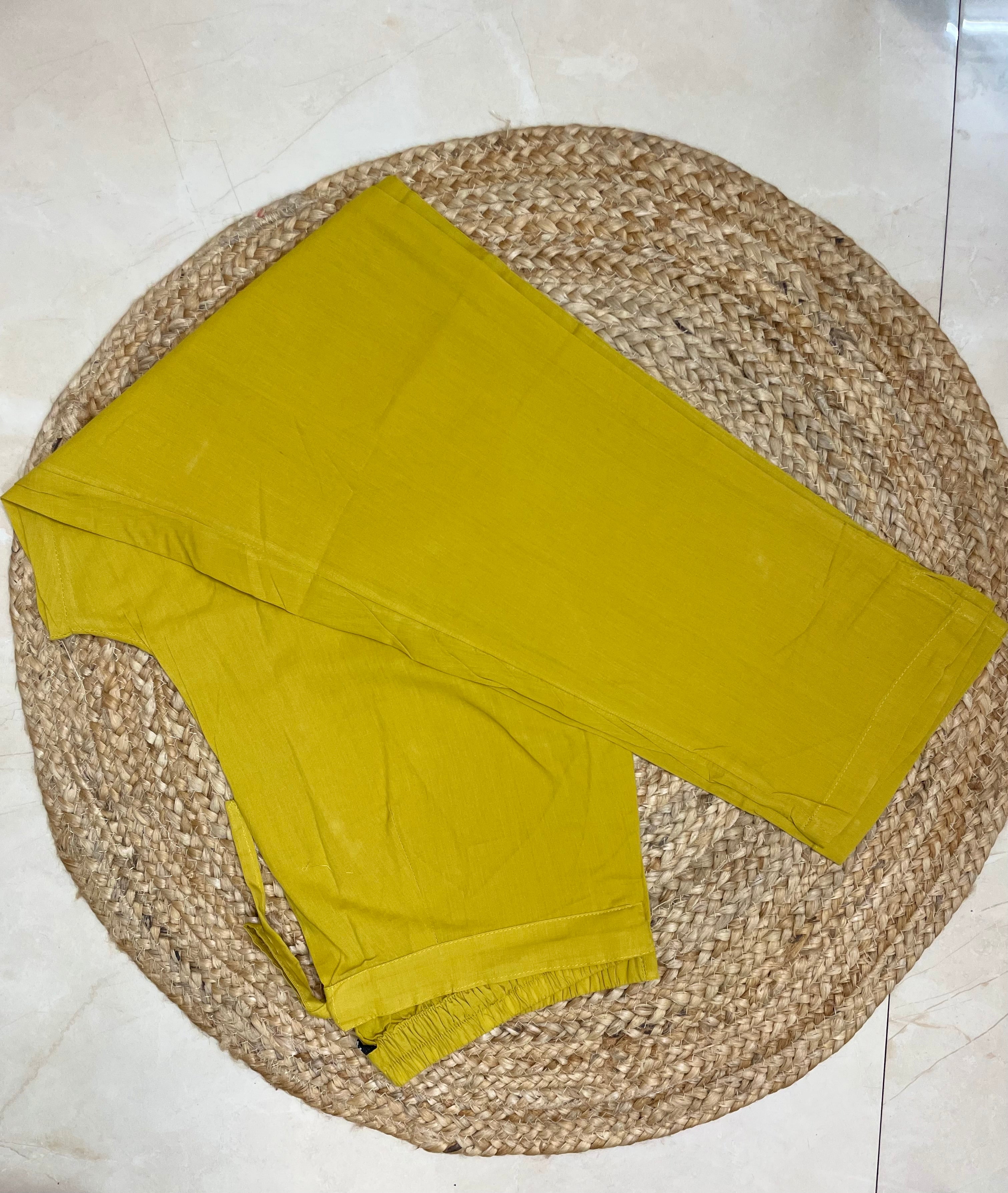 Viha Lime Bloom Mal Mal Cotton 3 Pcs Suit Set