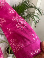 Mishri Rani Pink Cotton 3 Pcs Suit Set