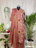 Keya Rose Floral Cotton 3 Pcs Suit Set