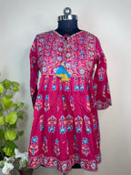 Berry Pop Top, Short Kurti