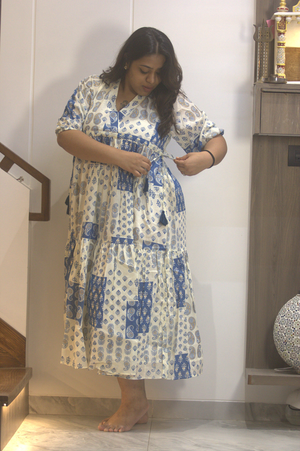 Ocean Maxi 'FREE SIZE' Dress