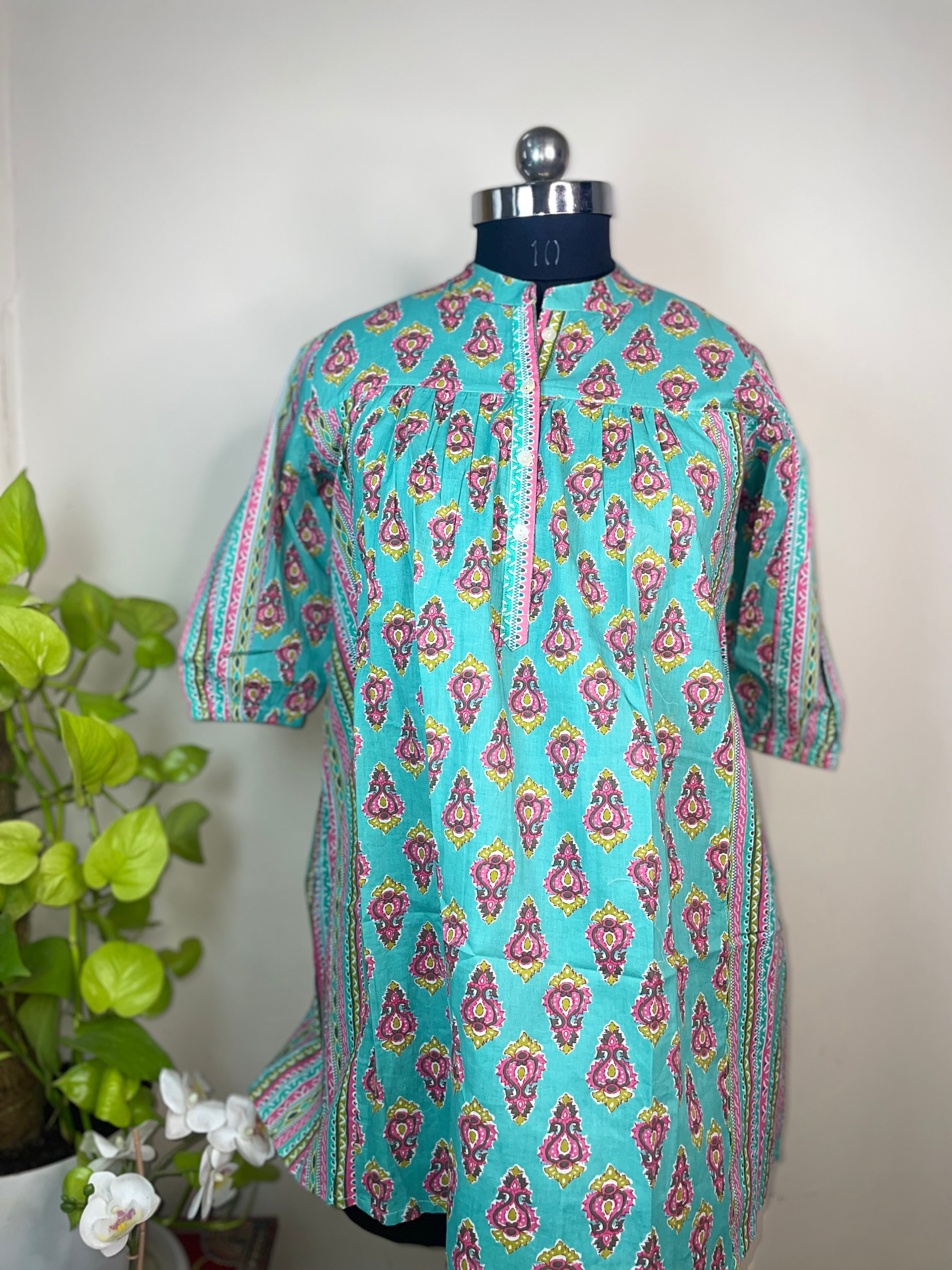 Mint Pop Short Kurti