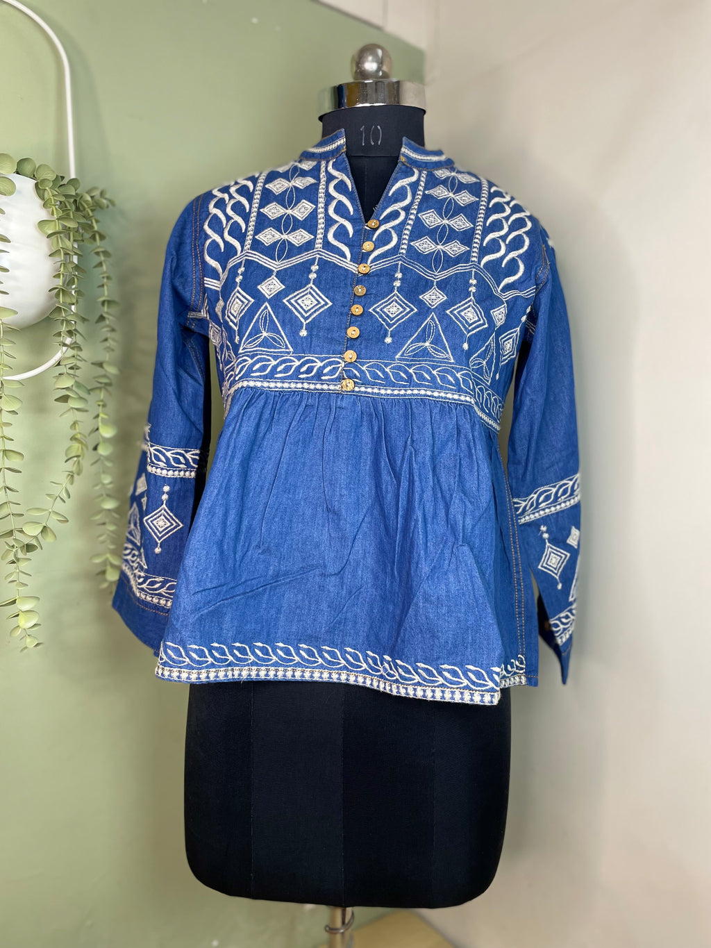 Denim Muse Short Kurti