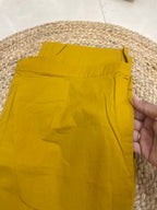 Mahi Mustard Circle Cotton 3 Pcs Suit Set