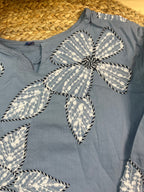 Sky Patch Short Kurti