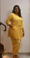 Yellow Stripe Co-ord Set