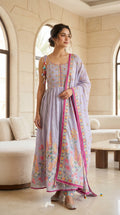 Vanya Lavender Spaghetti Dress Set