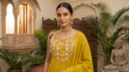 Hiral Mustard 3-Piece Spaghetti Dress Set