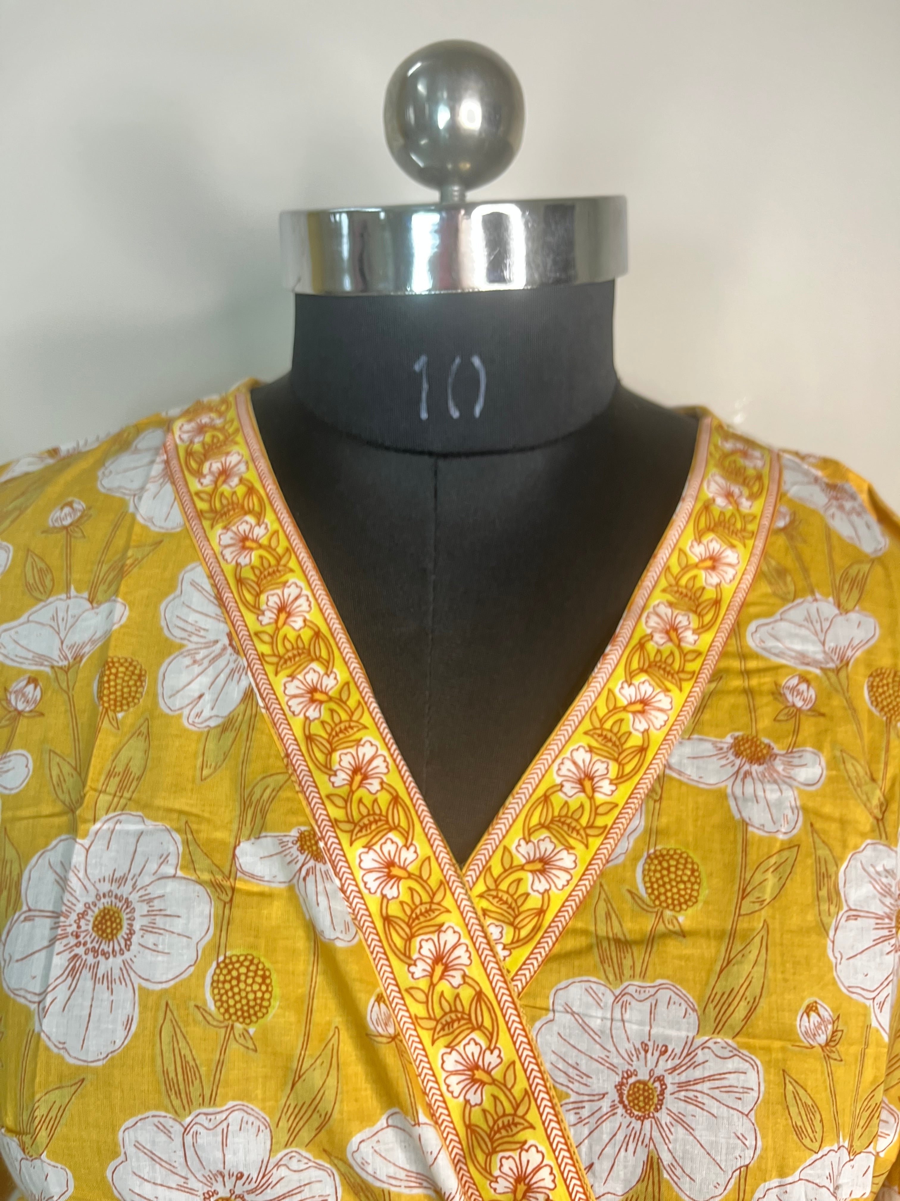 Sunshine Bloom Short Kurti