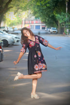 Midnight Flower Dress