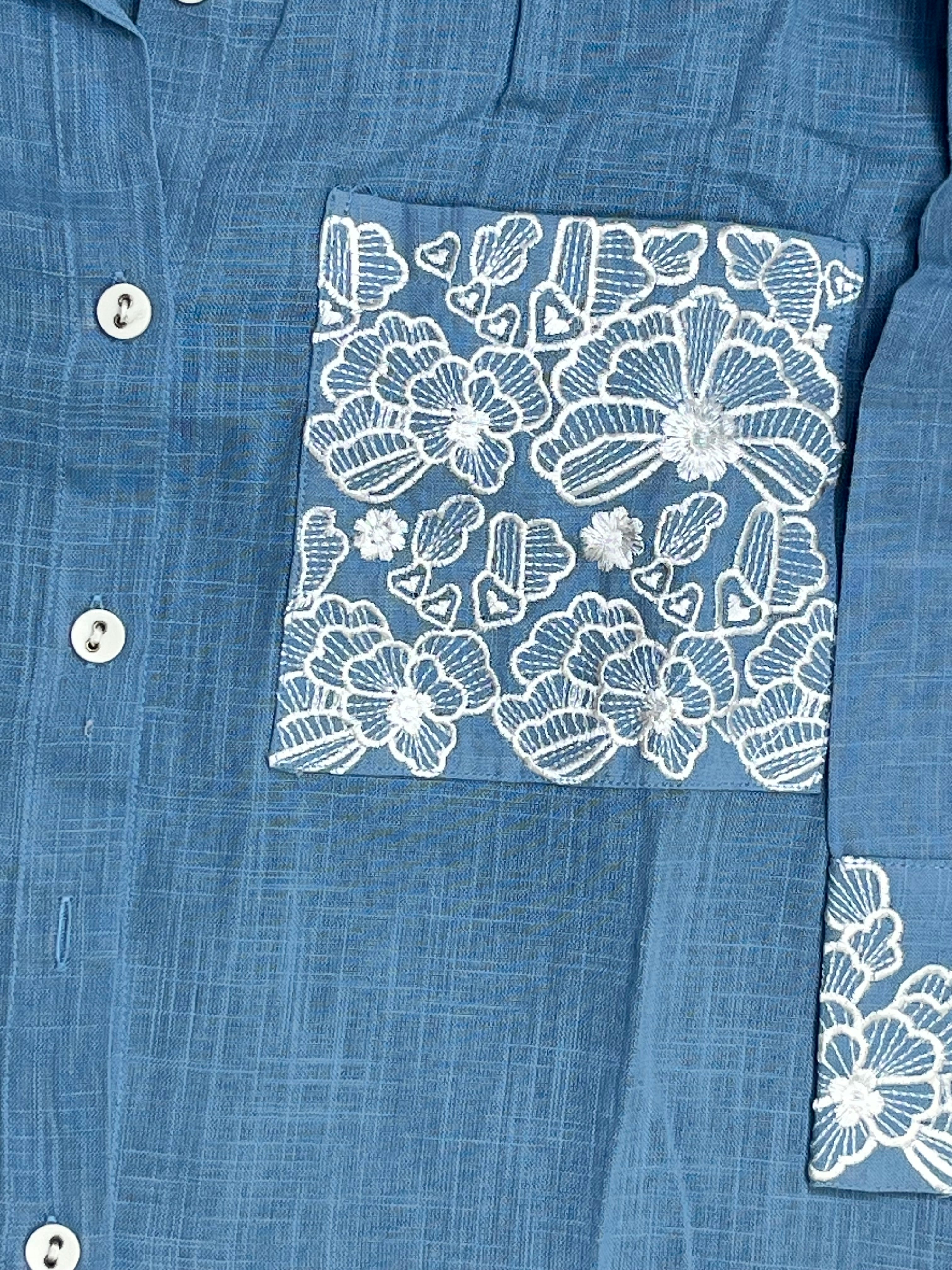 Steel Blue Co-ord Set