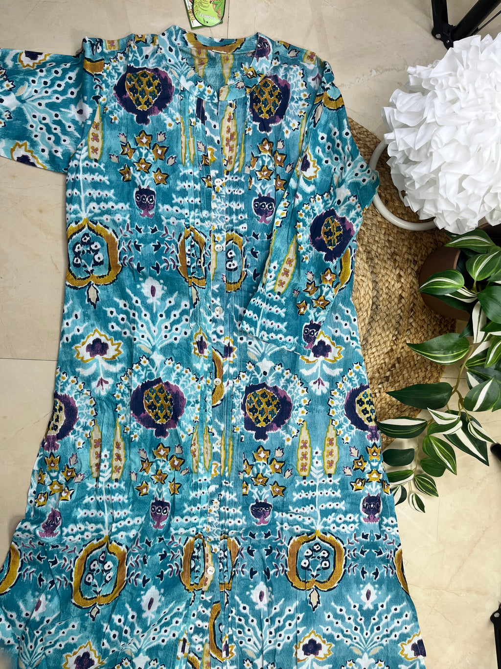 Azure Raaga Co-ord Set