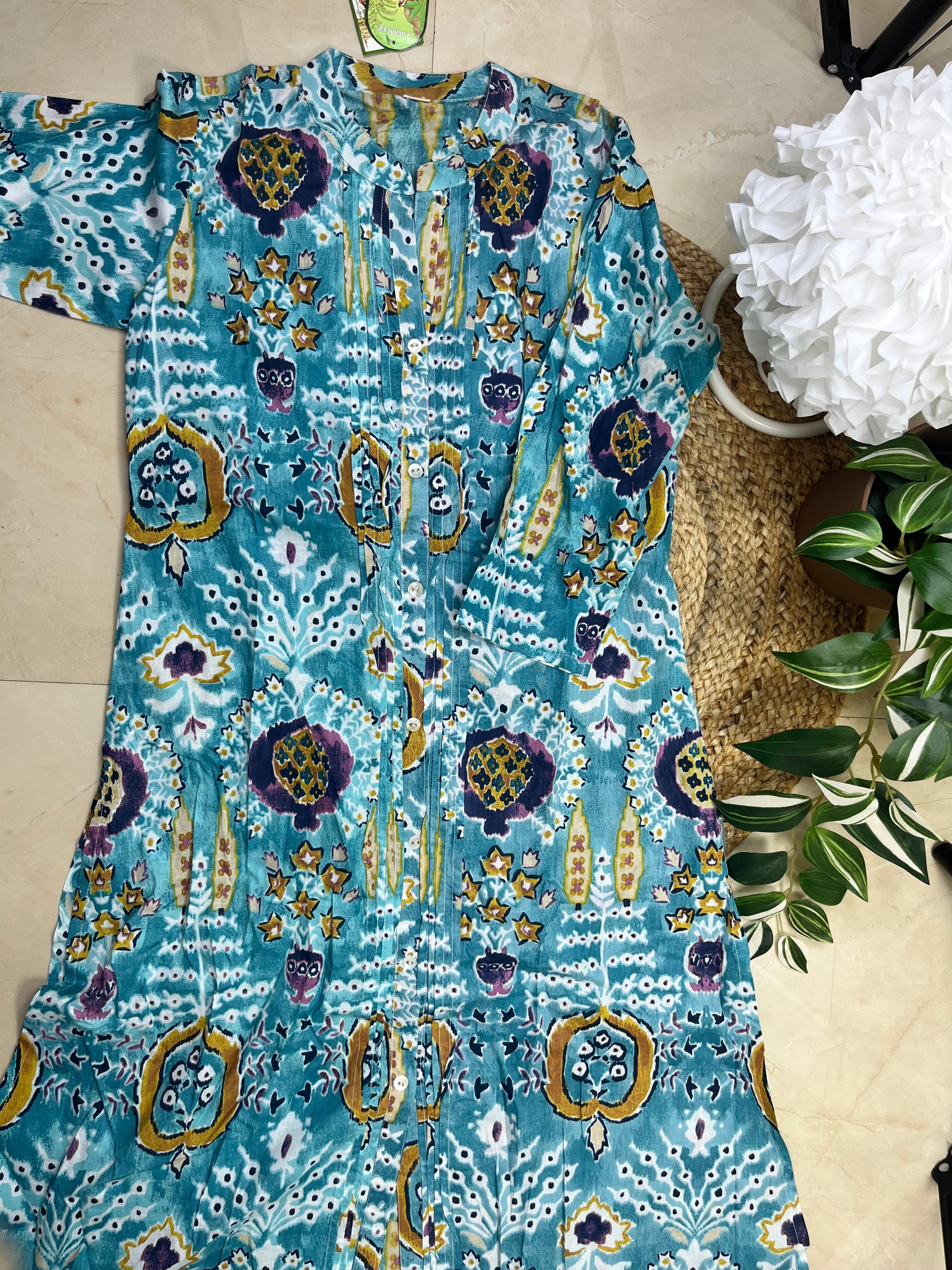 Azure Raaga Co-ord Set