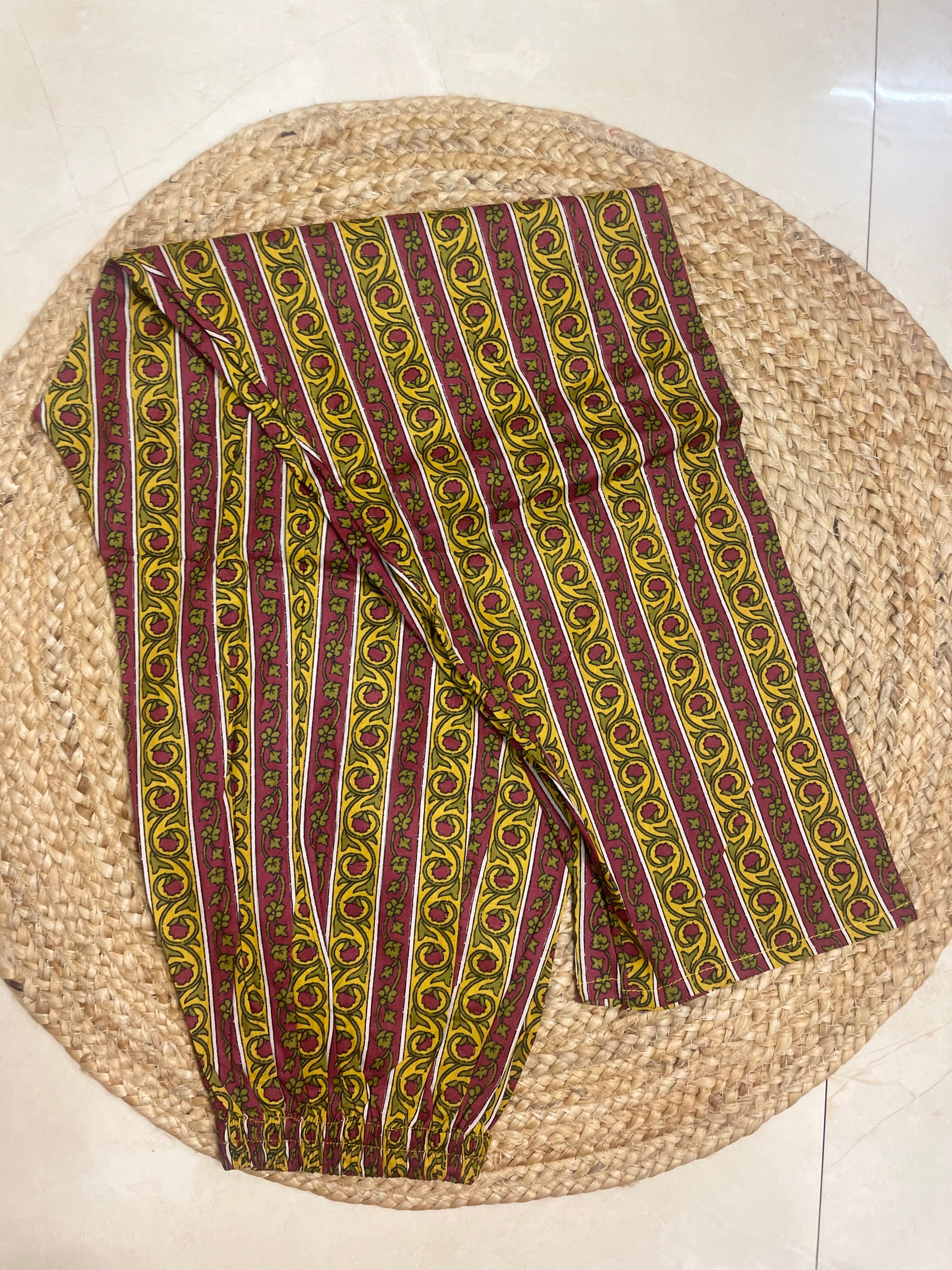 Kavisha Rust Rose Cotton 3 Pcs Suit Set