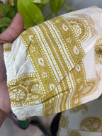 Lemon Paisley Top, Short Kurti
