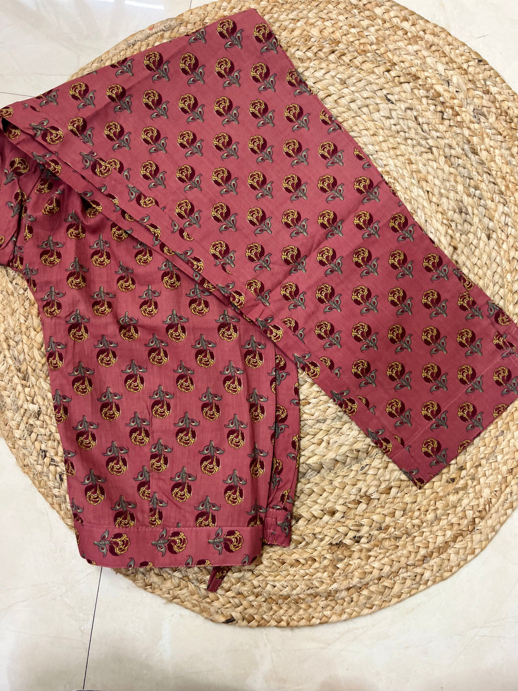 Keya Rose Floral Cotton 3 Pcs Suit Set