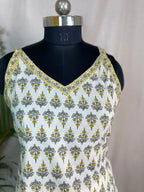 Radhvi Ivory Yellow 3-Piece Crop-Salwar Set