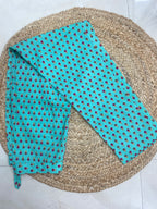 Aarvi Aqua Paisley Cotton 3 Pcs Suit Set
