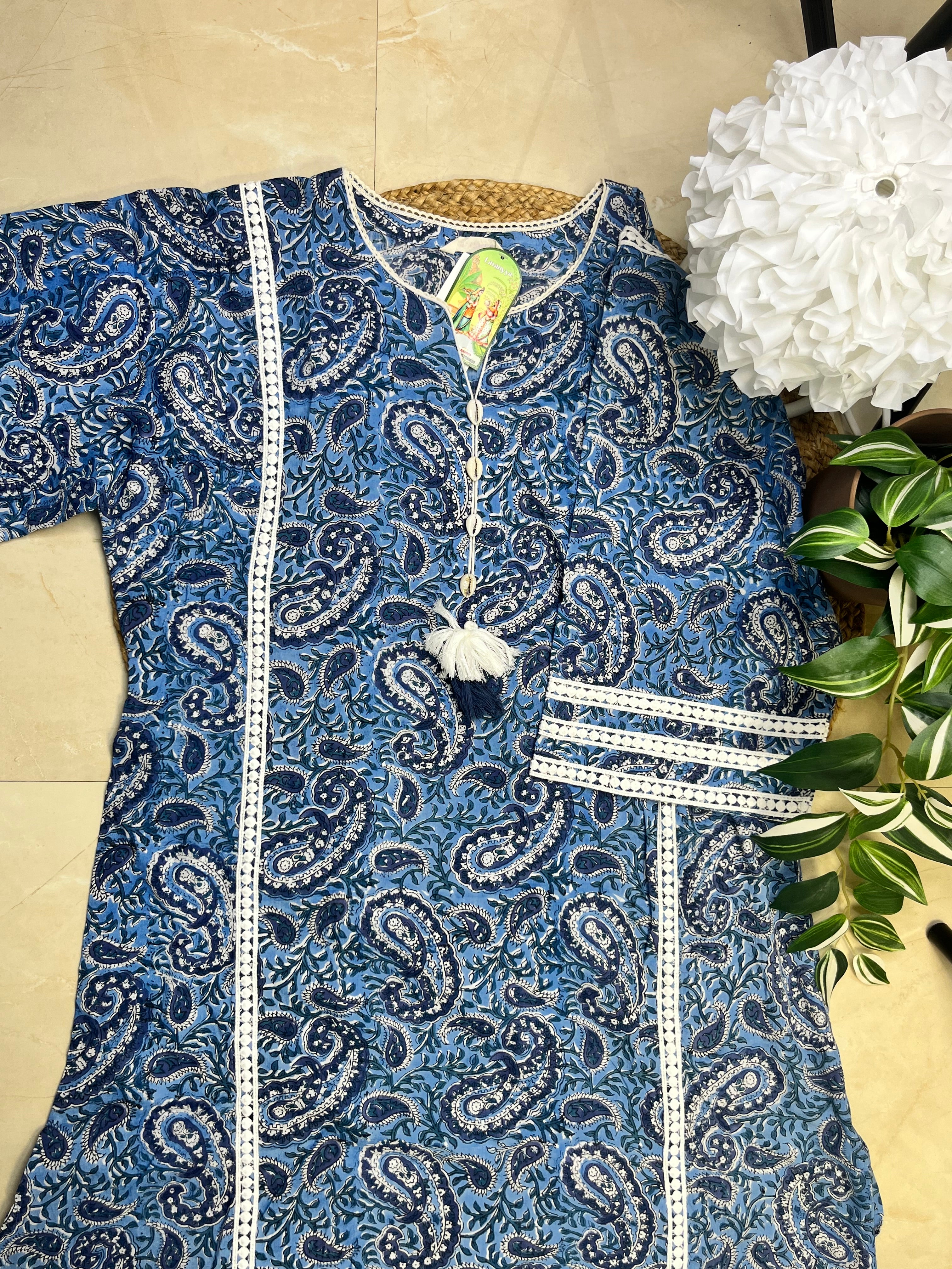 Indigo Poise Co-ord Set