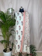 Arha Ivory Blush 3-Piece Kurta Set